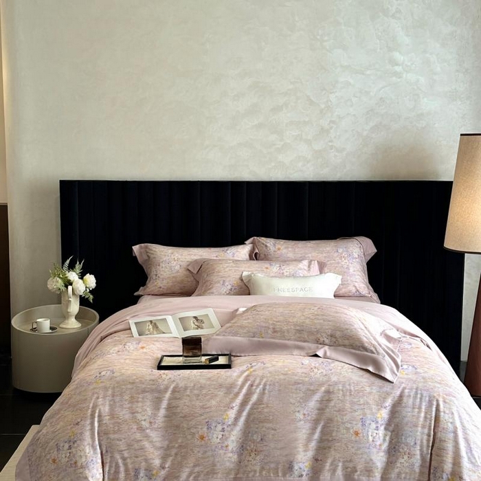 91家纺网 家纺一手货源 找家纺 （总）2025新款全棉磨毛数码印花-花语