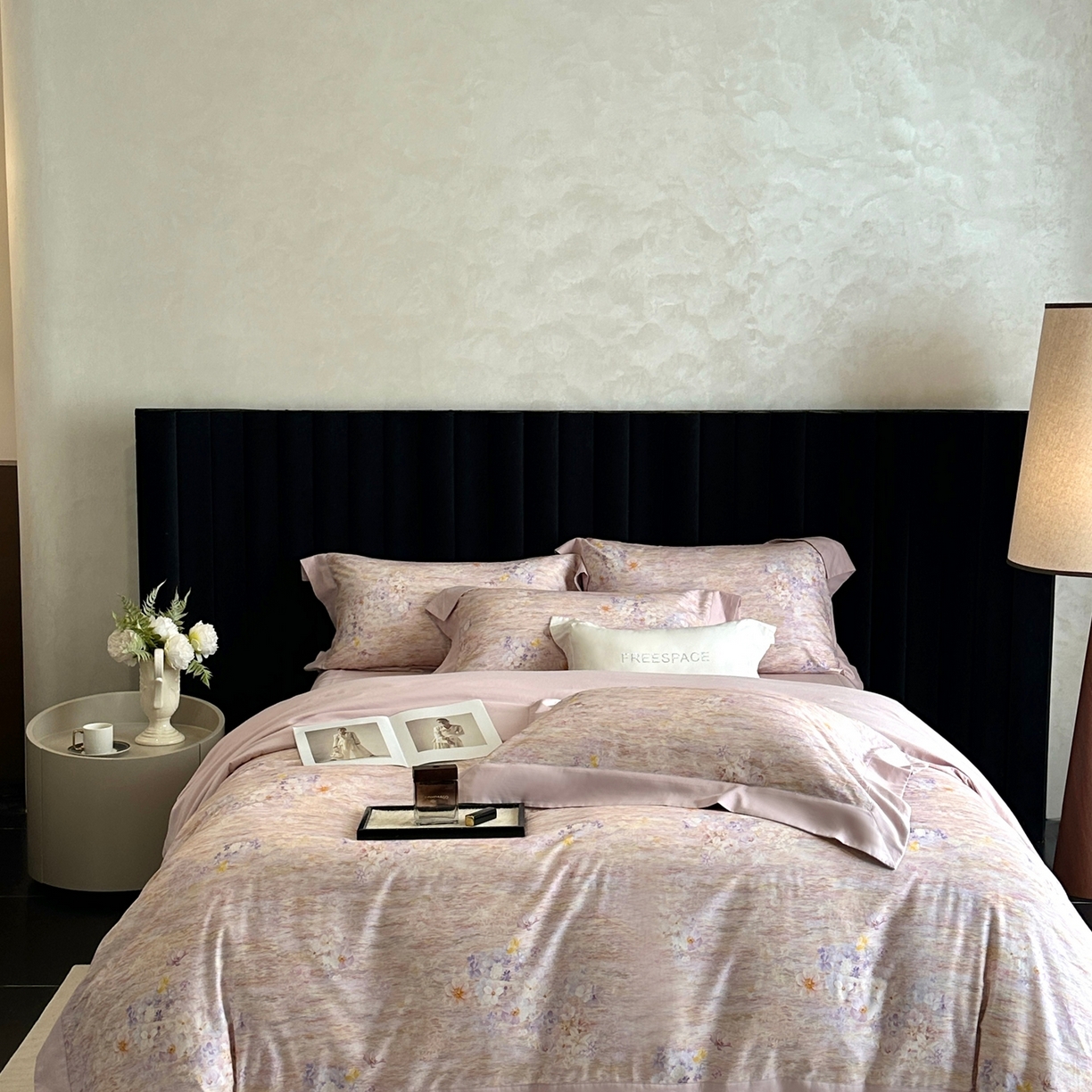 91家纺网 家纺一手货源 找家纺 （总）2025新款全棉磨毛数码印花-花语