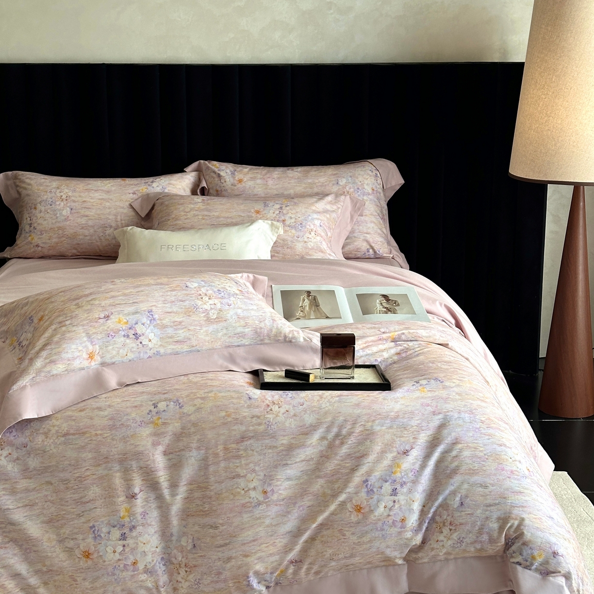 91家纺网 家纺一手货源 找家纺 （总）2025新款全棉磨毛数码印花-花语