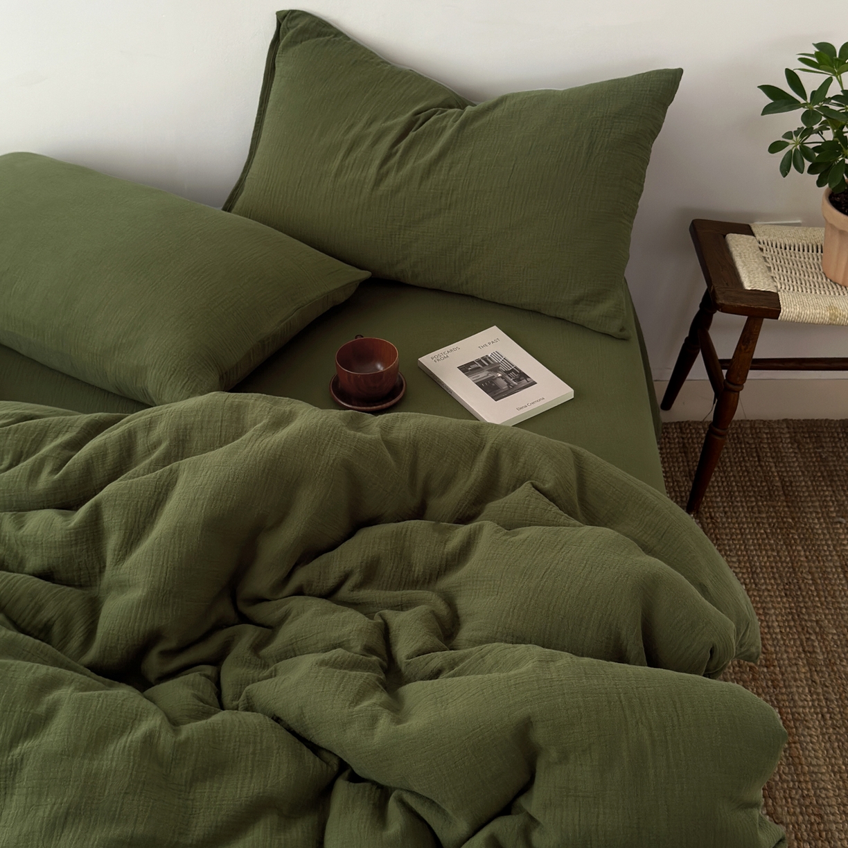 91家纺网 家纺一手货源 找家纺 （总）玖弘家居 2025新款软糯皱皱纱单品枕套系列