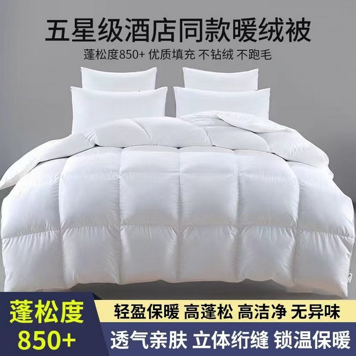 （总）船王家纺 2025新款纯白被芯