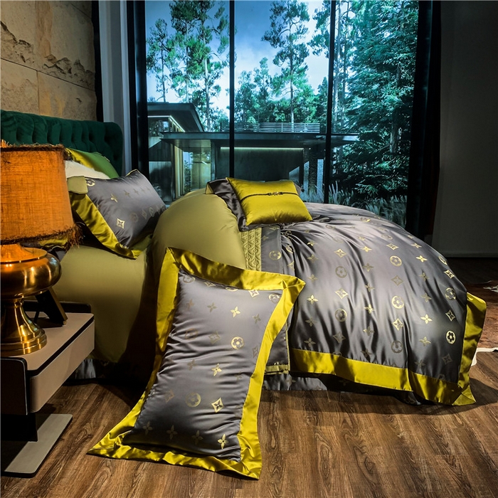 91家纺网 家纺一手货源 找家纺 （总）OL家纺 2025新款高精密色织大提花四件套-系列一