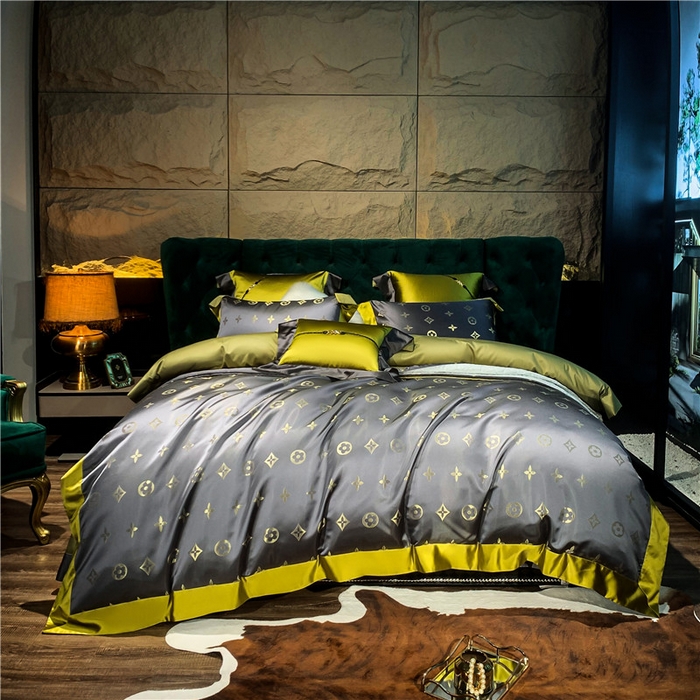 OL家纺 2025新款高精密色织大提花四件套-系列一 路易威