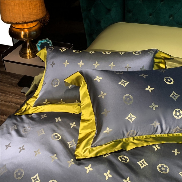 91家纺网 家纺一手货源 找家纺 OL家纺 2025新款高精密色织大提花四件套-系列一 路易威