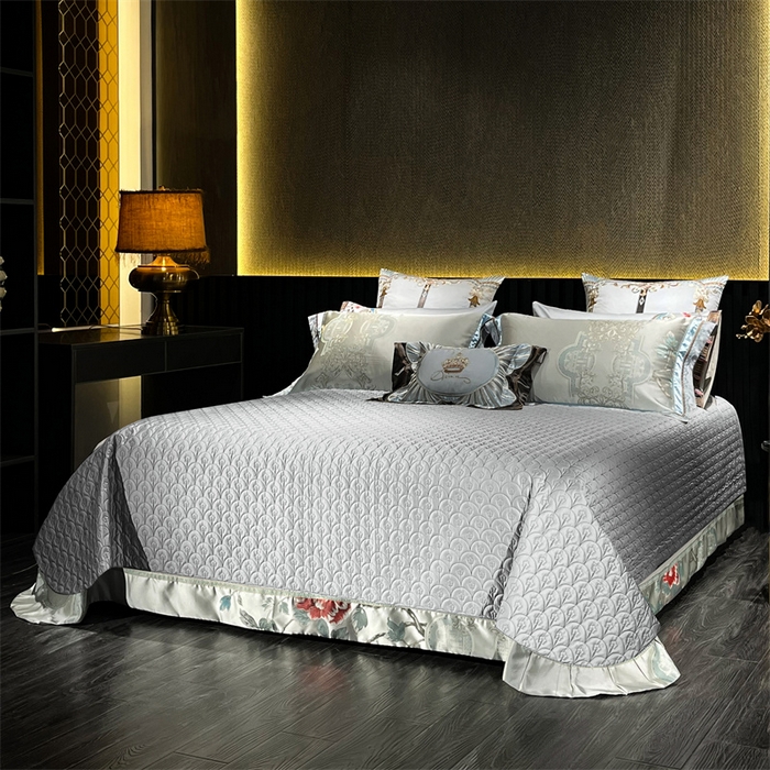 91家纺网 家纺一手货源 找家纺 （总）OL家纺 2025新款高精密色织大提花四件套-系列二