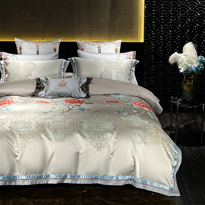 91家纺网 家纺一手货源 找家纺 （总）OL家纺 2025新款高精密色织大提花四件套-系列二