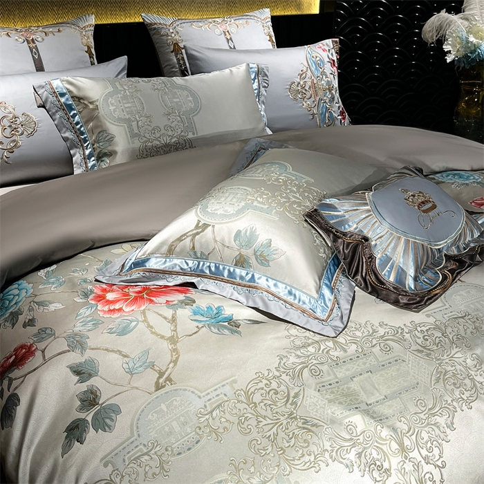 91家纺网 家纺一手货源 找家纺 （总）OL家纺 2025新款高精密色织大提花四件套-系列二