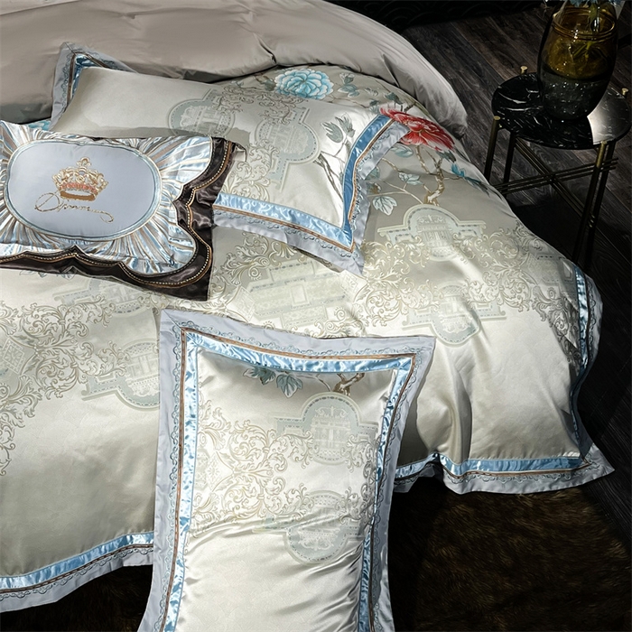 91家纺网 家纺一手货源 找家纺 （总）OL家纺 2025新款高精密色织大提花四件套-系列二