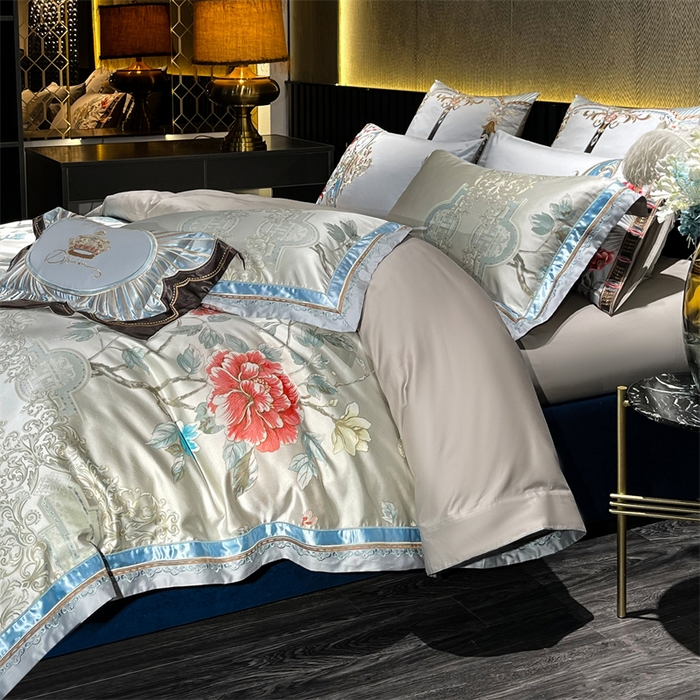 91家纺网 家纺一手货源 找家纺 （总）OL家纺 2025新款高精密色织大提花四件套-系列二