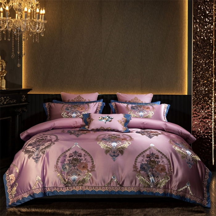 91家纺网 家纺一手货源 找家纺 （总）OL家纺 2025新款高精密色织大提花四件套-系列二