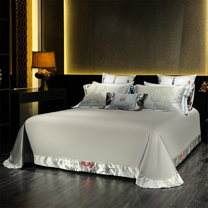 91家纺网 家纺一手货源 找家纺 OL家纺 2025新款高精密色织大提花四件套-系列二 奥薇莉亚