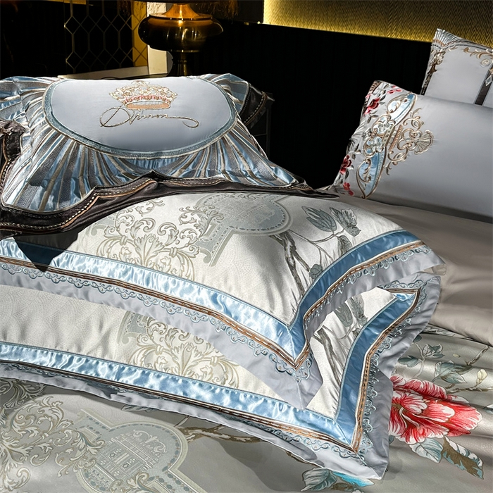 91家纺网 家纺一手货源 找家纺 OL家纺 2025新款高精密色织大提花四件套-系列二 奥薇莉亚