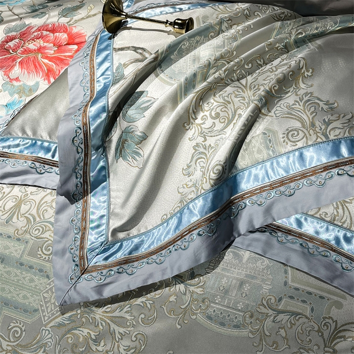 91家纺网 家纺一手货源 找家纺 OL家纺 2025新款高精密色织大提花四件套-系列二 奥薇莉亚