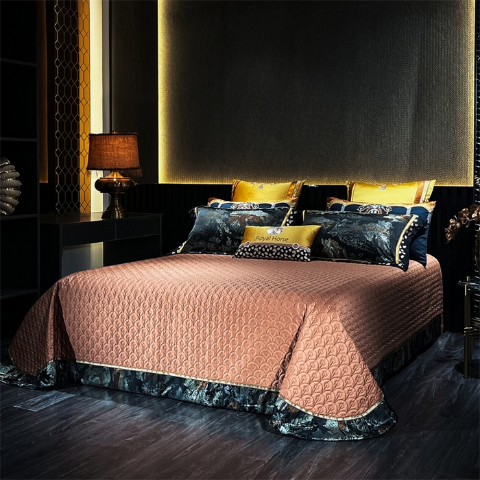 91家纺网 家纺一手货源 找家纺 OL家纺 2025新款高精密色织大提花四件套-系列二 布鲁塞尔