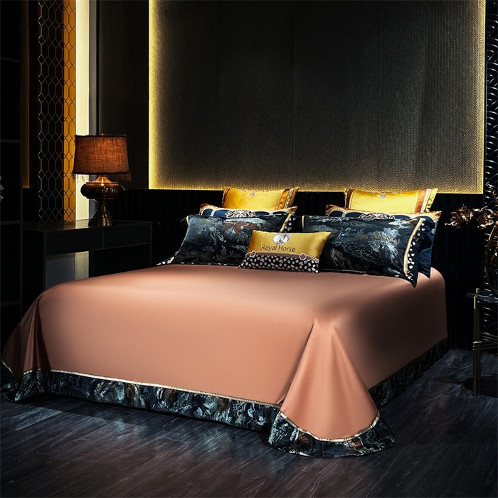 91家纺网 家纺一手货源 找家纺 OL家纺 2025新款高精密色织大提花四件套-系列二 布鲁塞尔