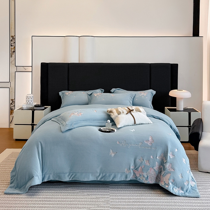 91家纺网 家纺一手货源 找家纺 （总）星蕴家纺 2025新款230克全消光牛奶绒四件套-佰丽