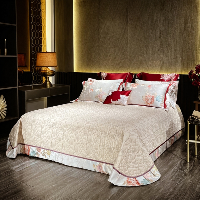 91家纺网 家纺一手货源 找家纺 OL家纺 2025新款高精密色织大提花四件套-系列二 约瑟情调