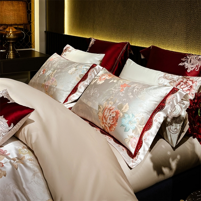 91家纺网 家纺一手货源 找家纺 OL家纺 2025新款高精密色织大提花四件套-系列二 约瑟情调