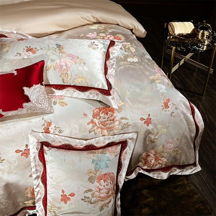 91家纺网 家纺一手货源 找家纺 OL家纺 2025新款高精密色织大提花四件套-系列二 约瑟情调