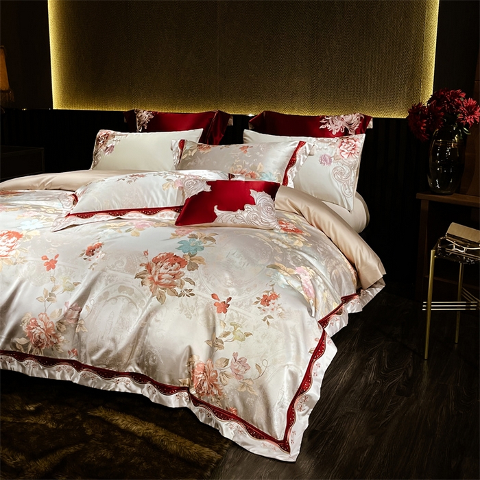 91家纺网 家纺一手货源 找家纺 OL家纺 2025新款高精密色织大提花四件套-系列二 约瑟情调