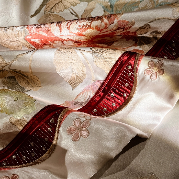 91家纺网 家纺一手货源 找家纺 OL家纺 2025新款高精密色织大提花四件套-系列二 约瑟情调