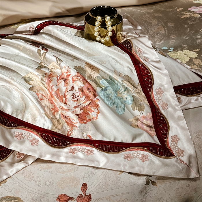 91家纺网 家纺一手货源 找家纺 OL家纺 2025新款高精密色织大提花四件套-系列二 约瑟情调