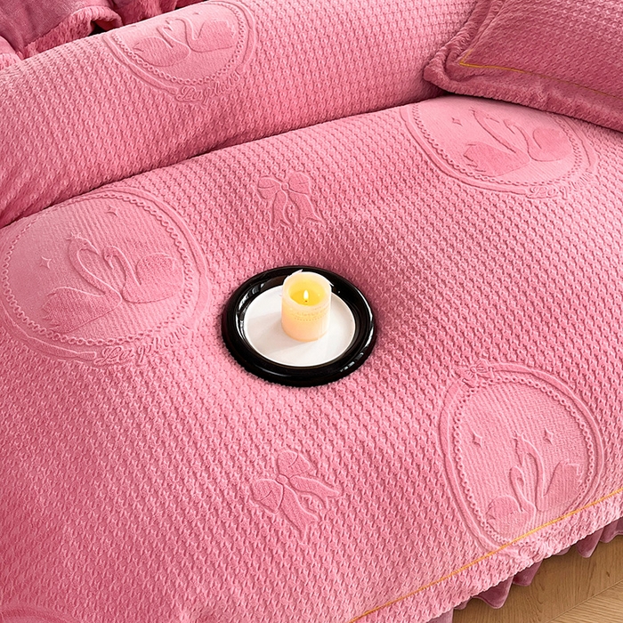 91家纺网 家纺一手货源 找家纺 代芙家纺 2025新款全消光雕花四件套-爱恋 爱恋-紫豆沙