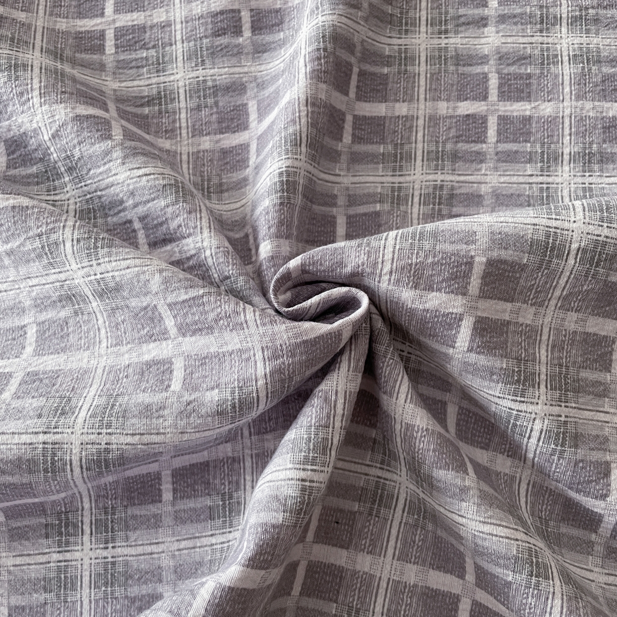 91家纺网 家纺一手货源 找家纺 慕木家纺 2025新款日系原麻复古风纽扣款四件套 纽扣款-伯克利-紫