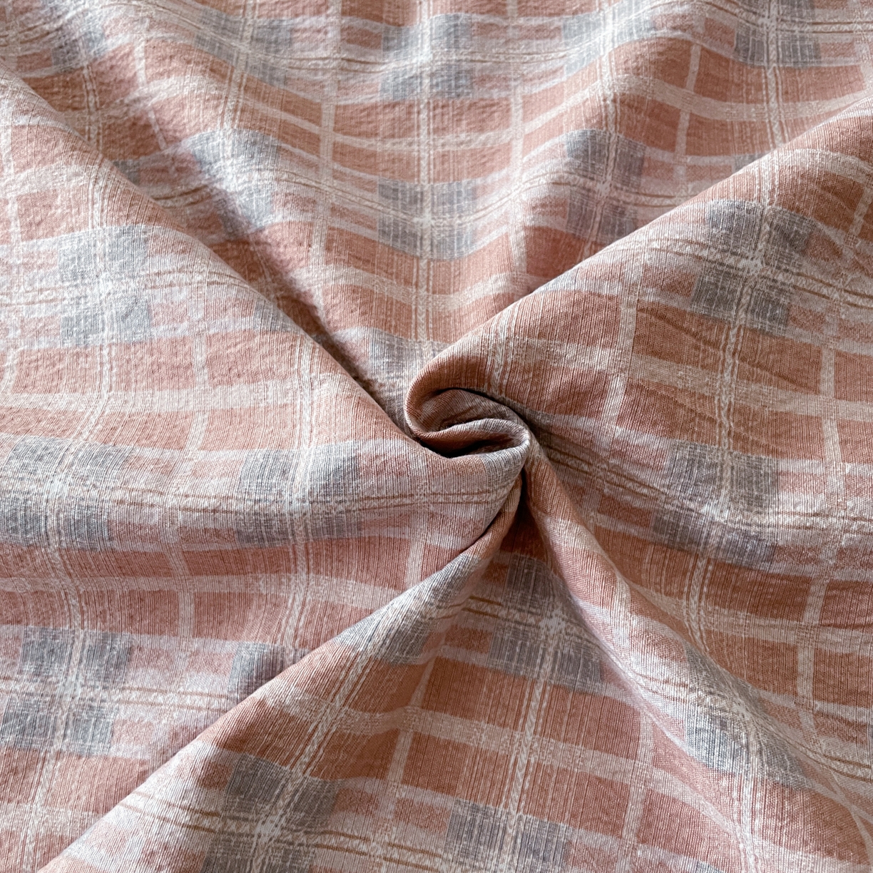 91家纺网 家纺一手货源 找家纺 慕木家纺 2025新款日系原麻复古风纽扣款四件套 纽扣款-伯克利-红