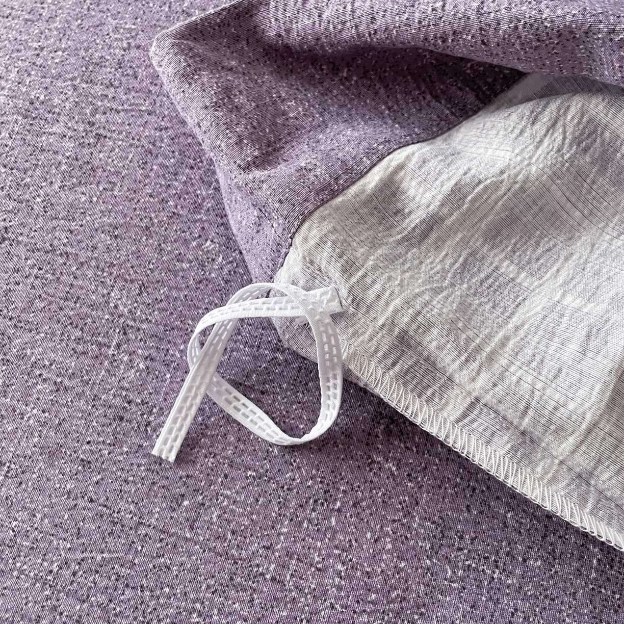 91家纺网 家纺一手货源 找家纺 慕木家纺 2025新款日系原麻复古风纽扣款四件套 纽扣款-伯克利-紫