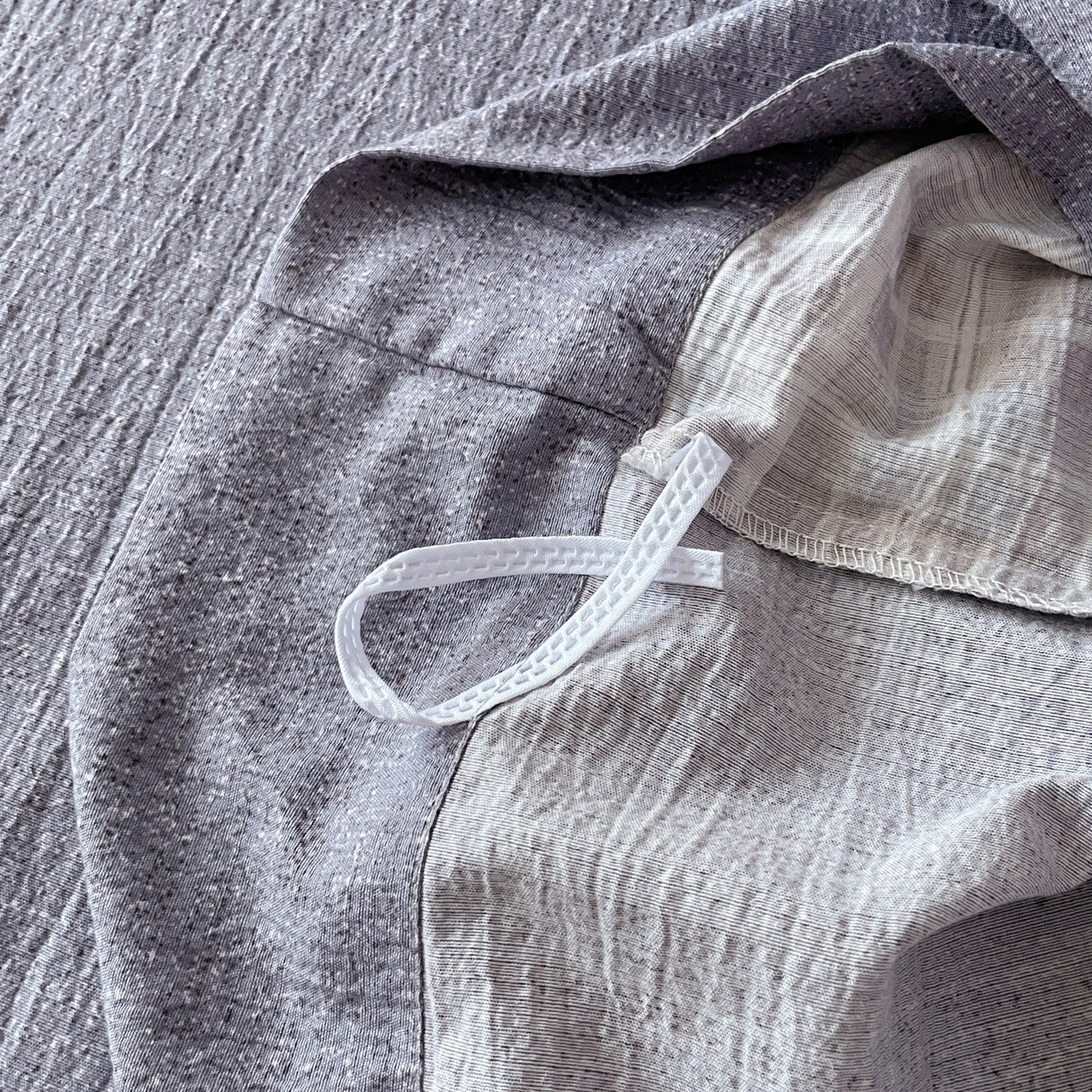 91家纺网 家纺一手货源 找家纺 慕木家纺 2025新款日系原麻复古风纽扣款四件套 纽扣款-伯克利-咖