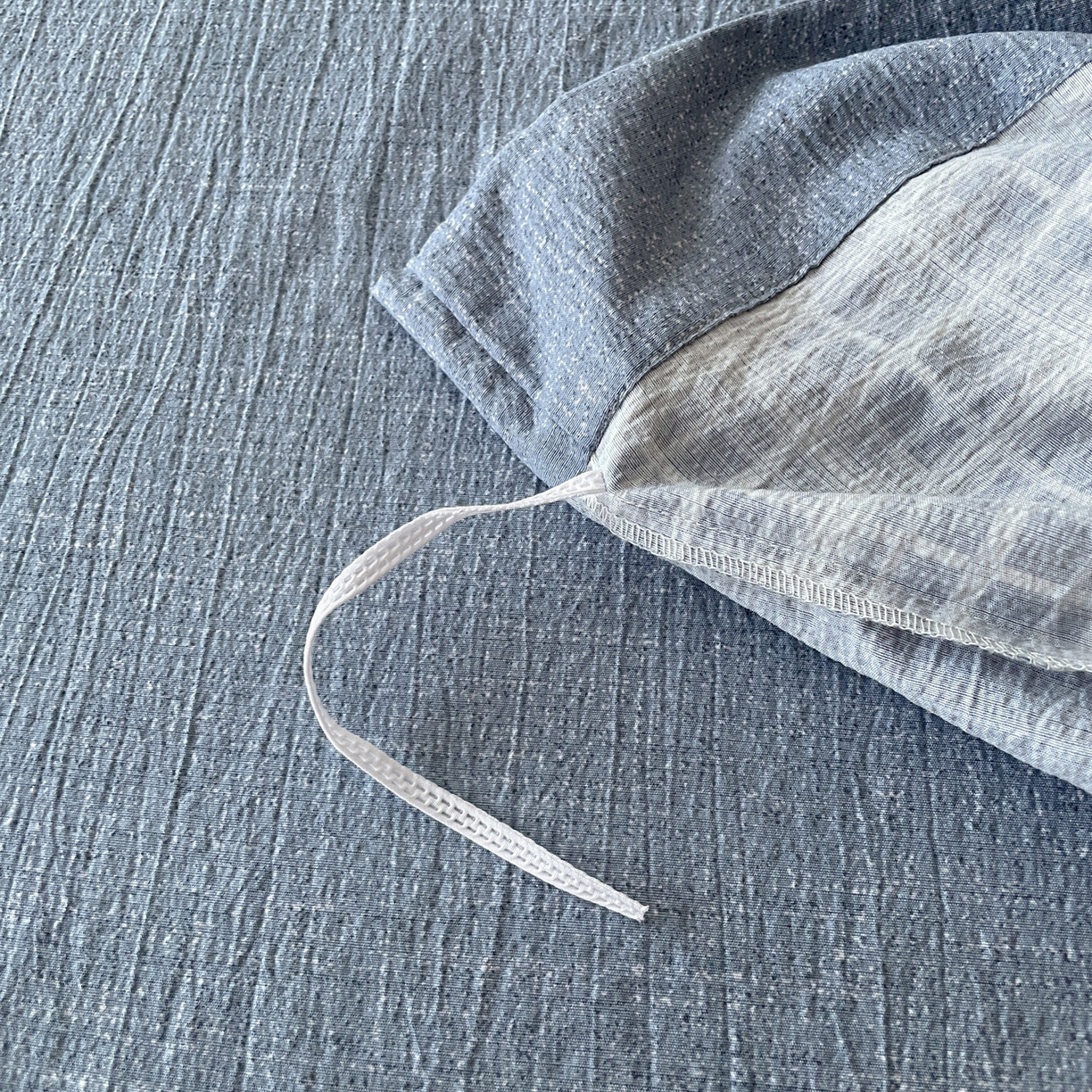 91家纺网 家纺一手货源 找家纺 慕木家纺 2025新款日系原麻复古风纽扣款四件套 纽扣款-伯克利-灰