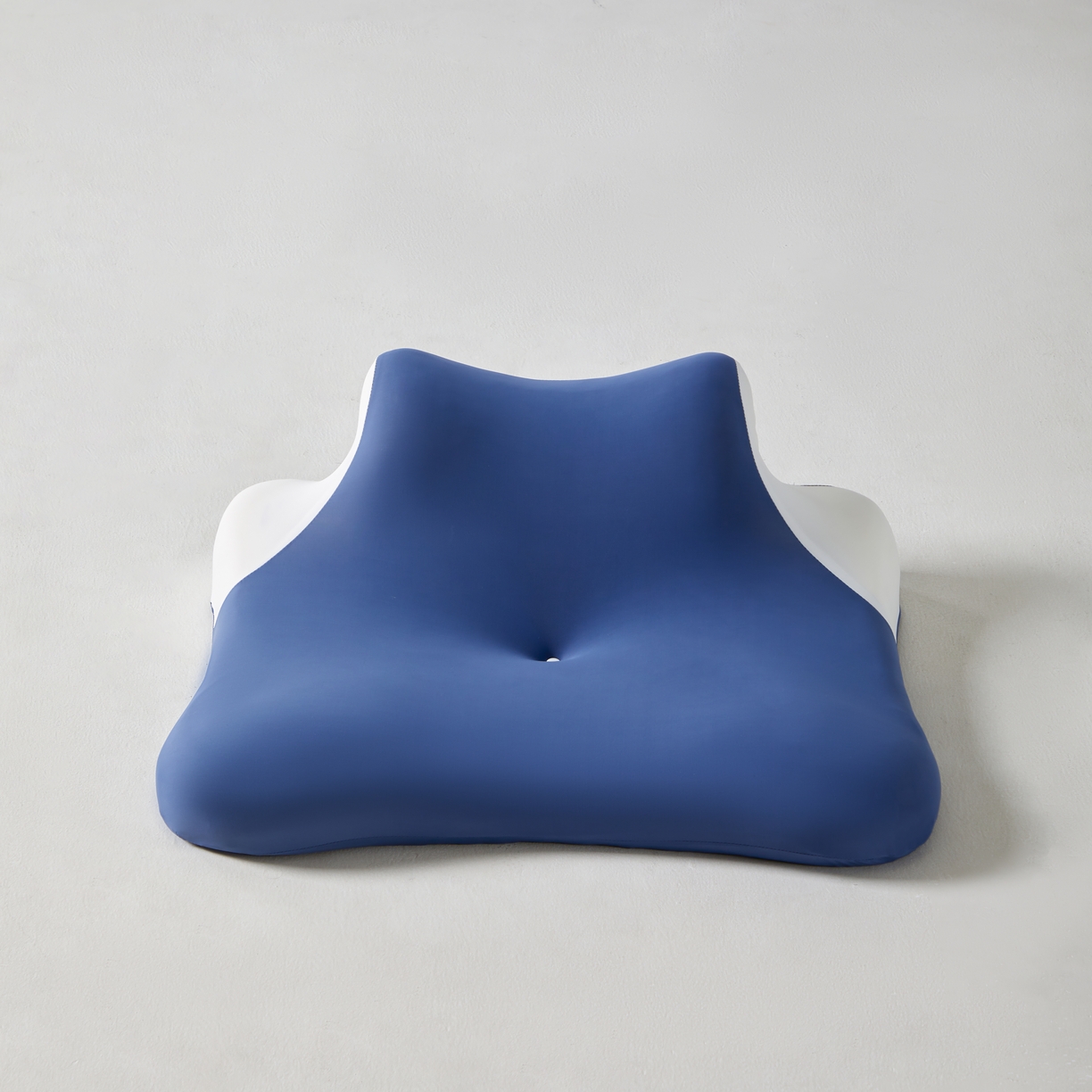 91家纺网 家纺一手货源 找家纺 纳斯顿家纺 2025新款记忆棉玩睡枕软硬两用记忆棉枕头多姿势护颈枕卧室靠枕侧睡可拆洗 碧海蓝