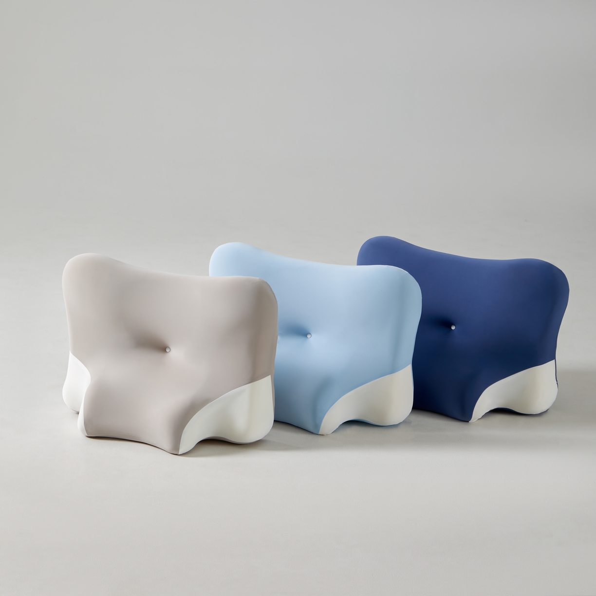 91家纺网 家纺一手货源 找家纺 纳斯顿家纺 2025新款记忆棉玩睡枕软硬两用记忆棉枕头多姿势护颈枕卧室靠枕侧睡可拆洗 气质灰