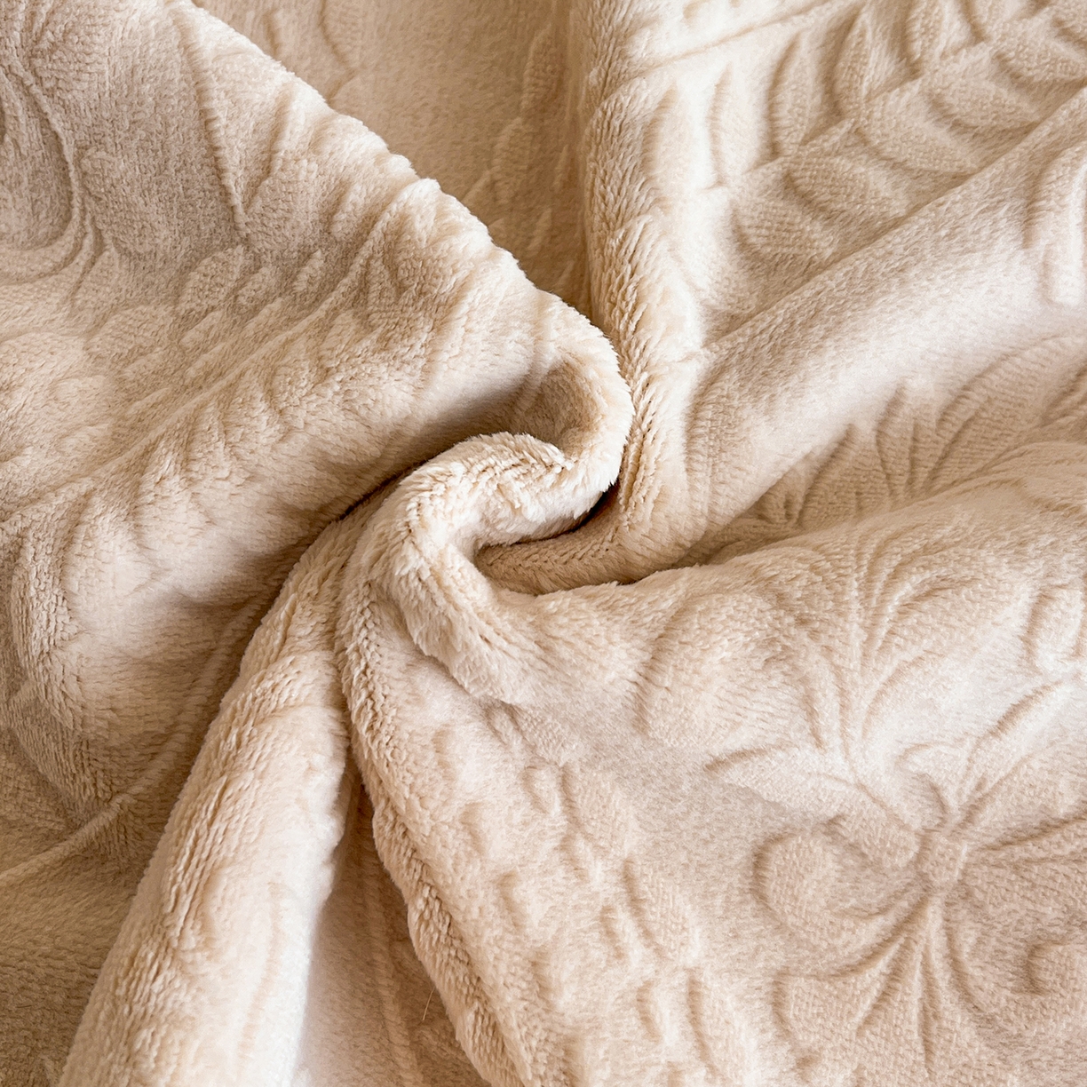 91家纺网 家纺一手货源 找家纺 慕木家纺 2025新款巴洛克花边牛奶绒剪花四件套 巴洛克-卡其