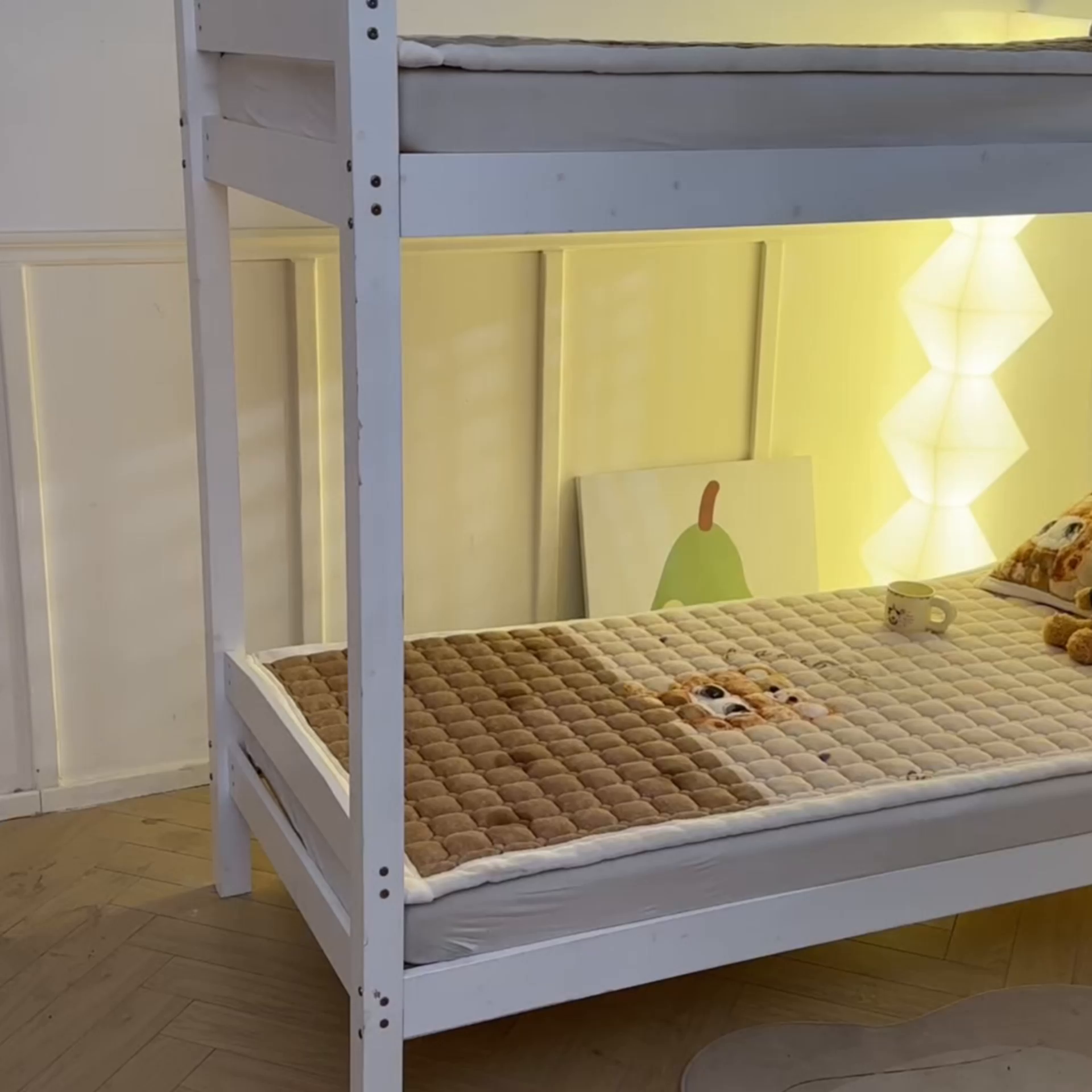 91家纺网 家纺一手货源 找家纺 慕木家纺 2025新款学生床牛奶绒印花床垫床护垫 床褥垫-拉布咖