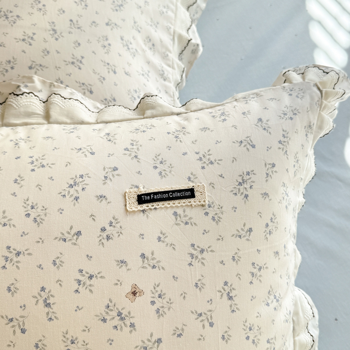 91家纺网 家纺一手货源 找家纺 （总）艾唯希家纺 2025新款全棉双层花边四件套纯棉小碎花10个花型-花边系列