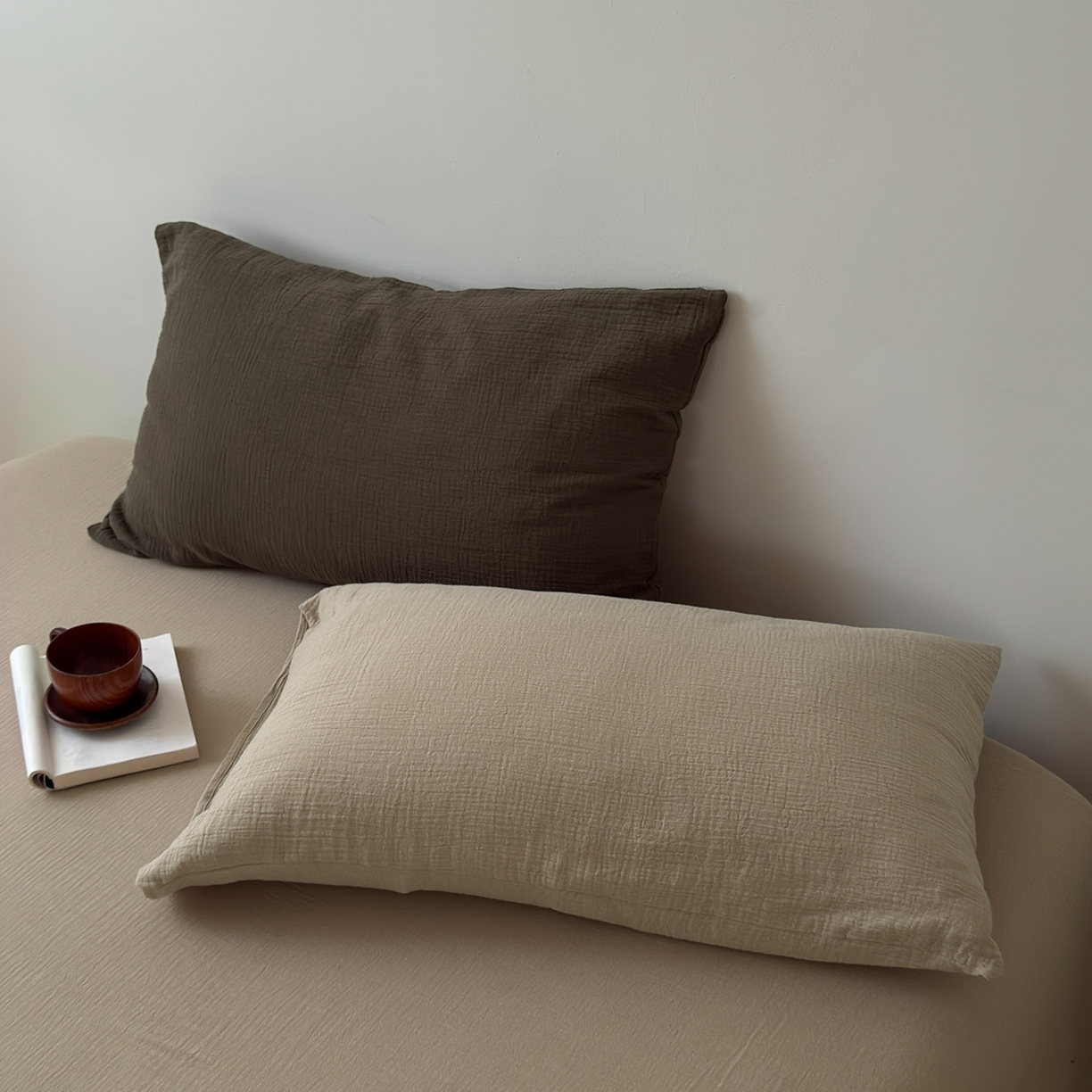 91家纺网 家纺一手货源 找家纺 （总）玖弘家居 2025新款软糯皱皱纱四件套系列