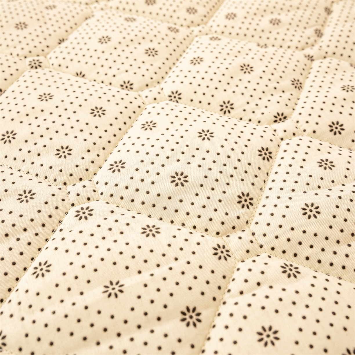 91家纺网 家纺一手货源 找家纺 慕木家纺 2025新款大床款牛奶绒印花床褥垫系列 床褥垫-景泰蓝