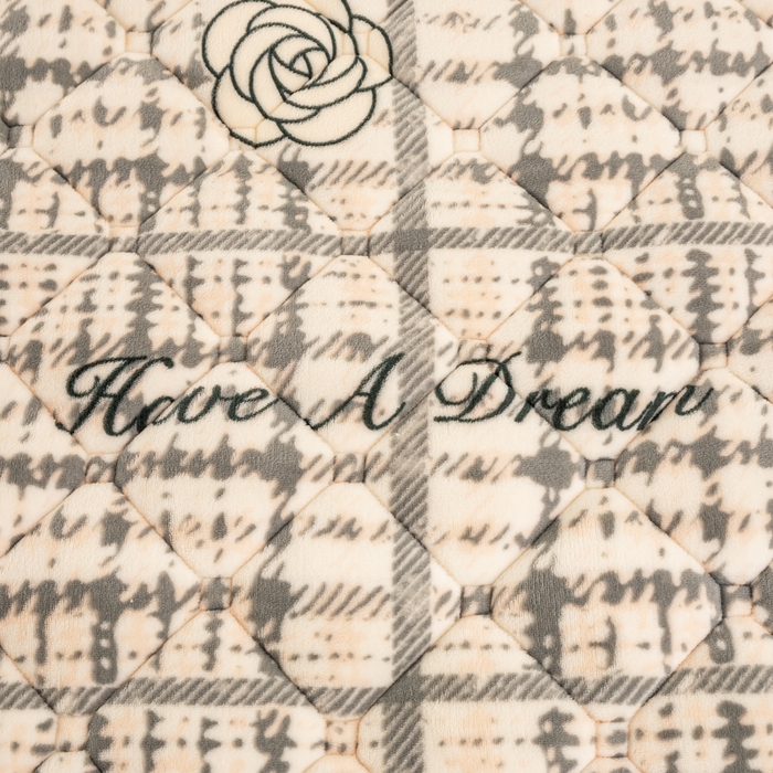 91家纺网 家纺一手货源 找家纺 慕木家纺 2025新款大床款牛奶绒印花床褥垫系列 床褥垫-黑玫瑰