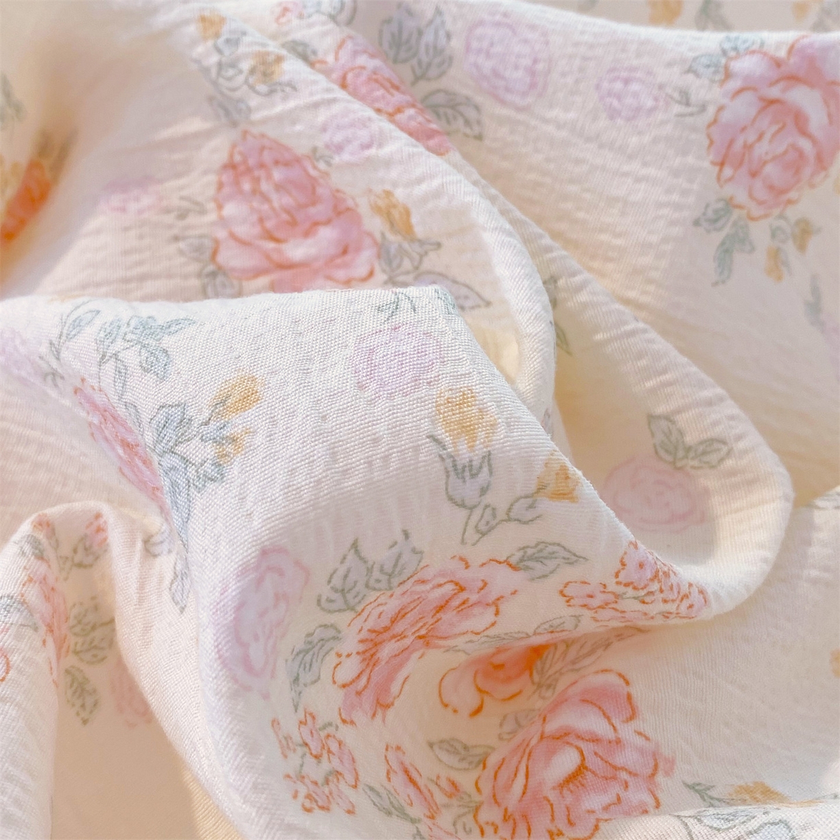 91家纺网 家纺一手货源 找家纺 宝士康家纺 2025新品豆豆绒小花边印花被子被芯冬被/秋冬被/被芯/跨境外贸 温柔乡