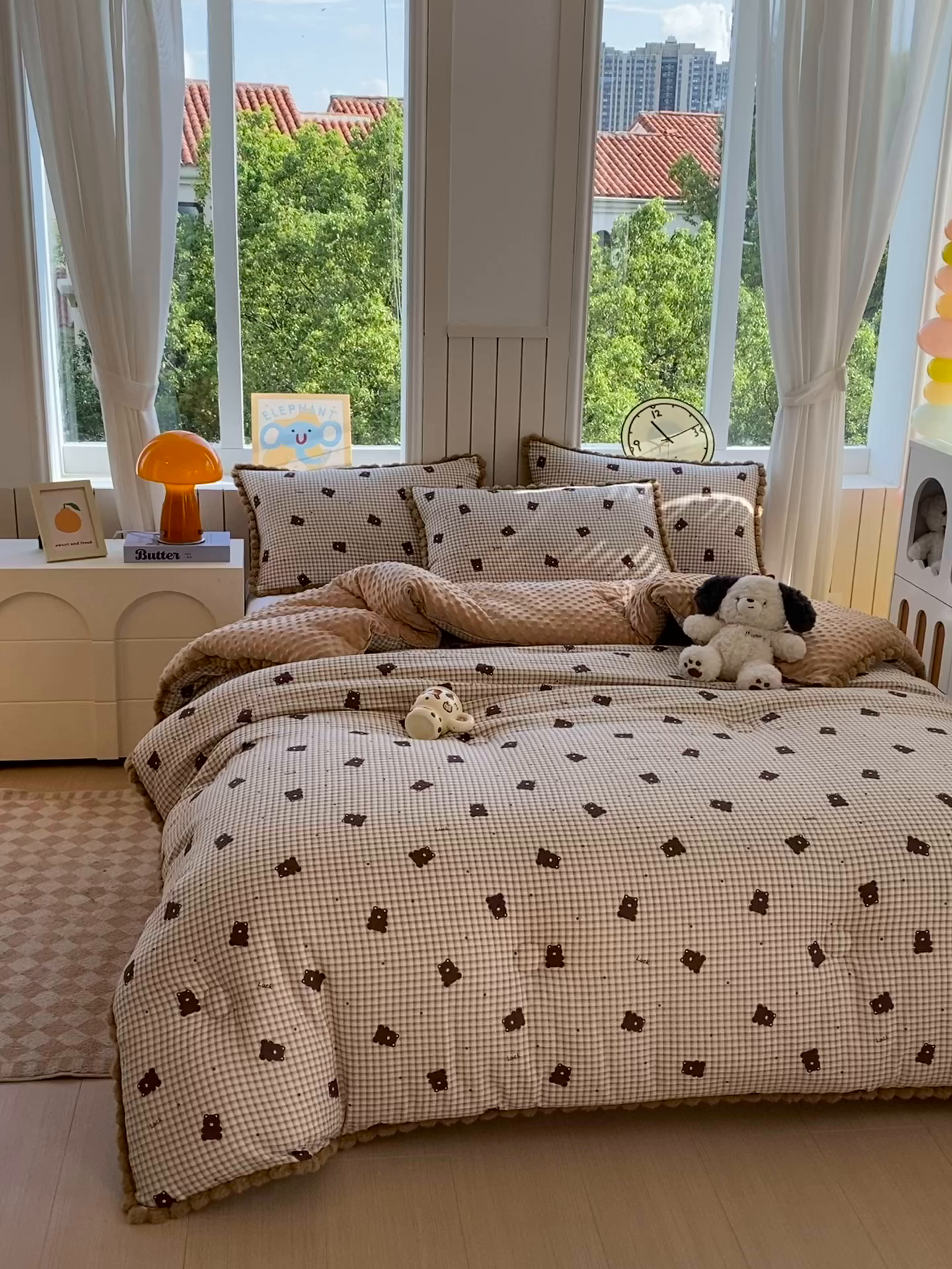 91家纺网 家纺一手货源 找家纺 宝士康家纺 2025新品毛球花边豆豆绒被子被芯冬被/春秋被/被芯/跨境外贸 乐趣