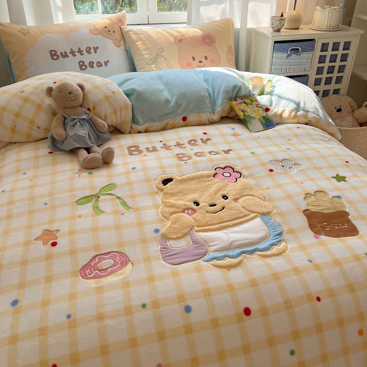 91家纺网 家纺一手货源 找家纺 （总）桃喜 2025新款亲肤卡通系列四件套