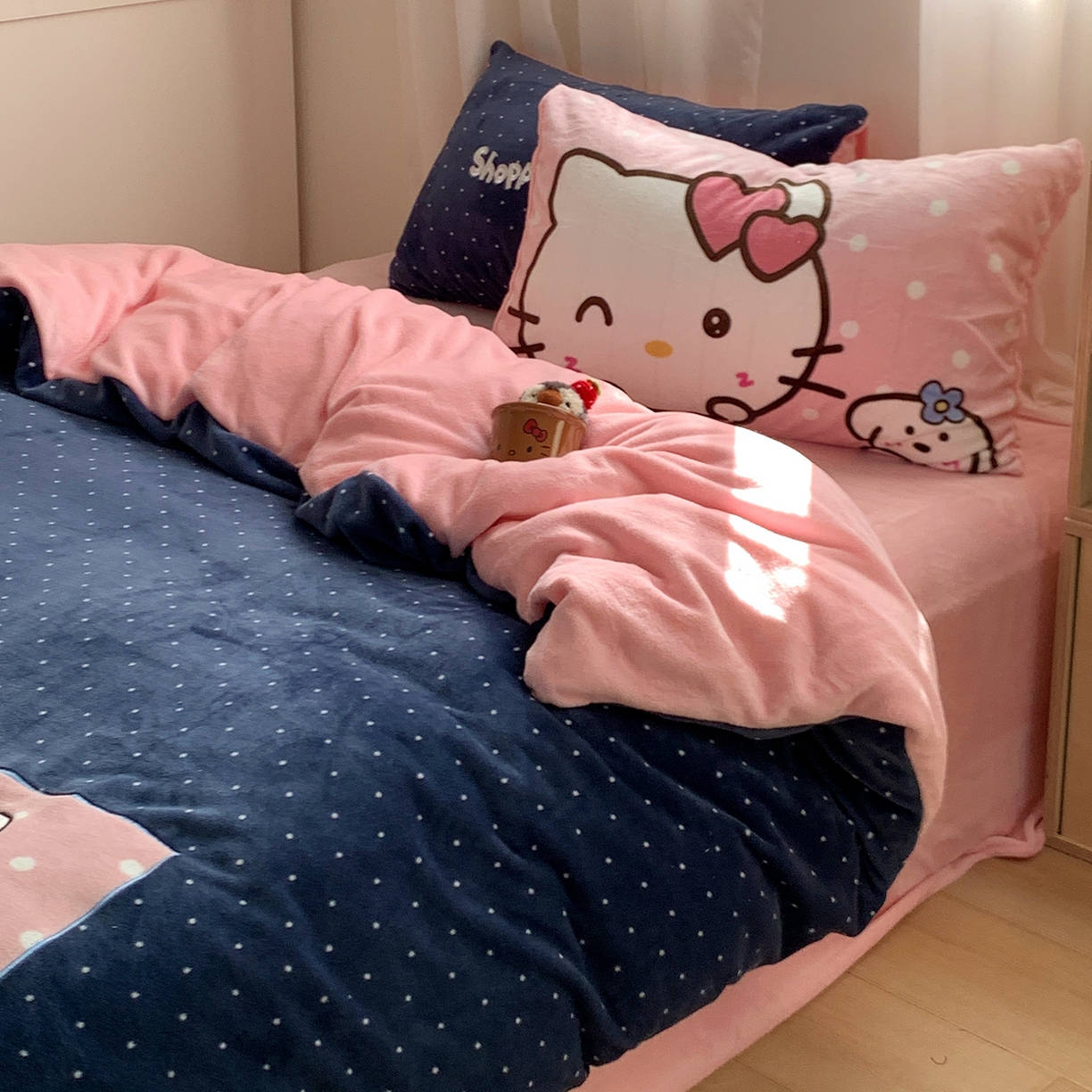 91家纺网 家纺一手货源 找家纺 （总）桃喜 2025新款亲肤卡通系列四件套