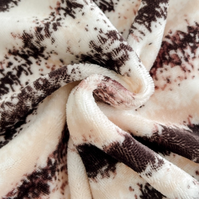 91家纺网 家纺一手货源 找家纺 诺梵2025新款牛8斤奶绒印花包边四件套简尚-粉