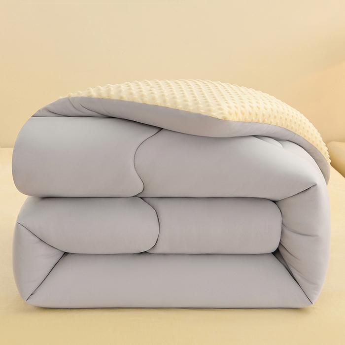 91家纺网 家纺一手货源 找家纺 （总）圣靓家纺 2025新款针织豆豆冬被 被子被芯