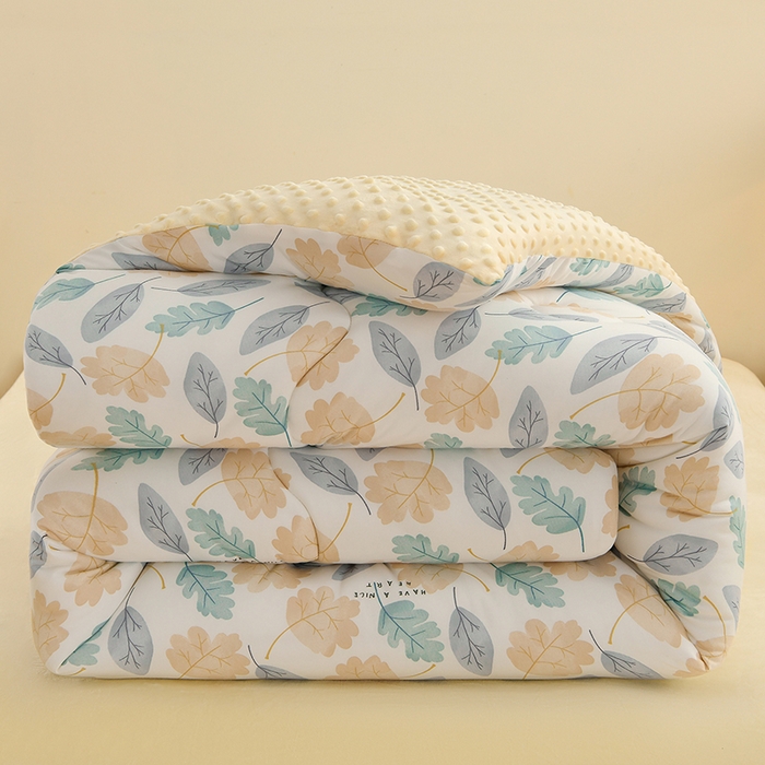 91家纺网 家纺一手货源 找家纺 （总）圣靓家纺 2025新款针织豆豆冬被 被子被芯