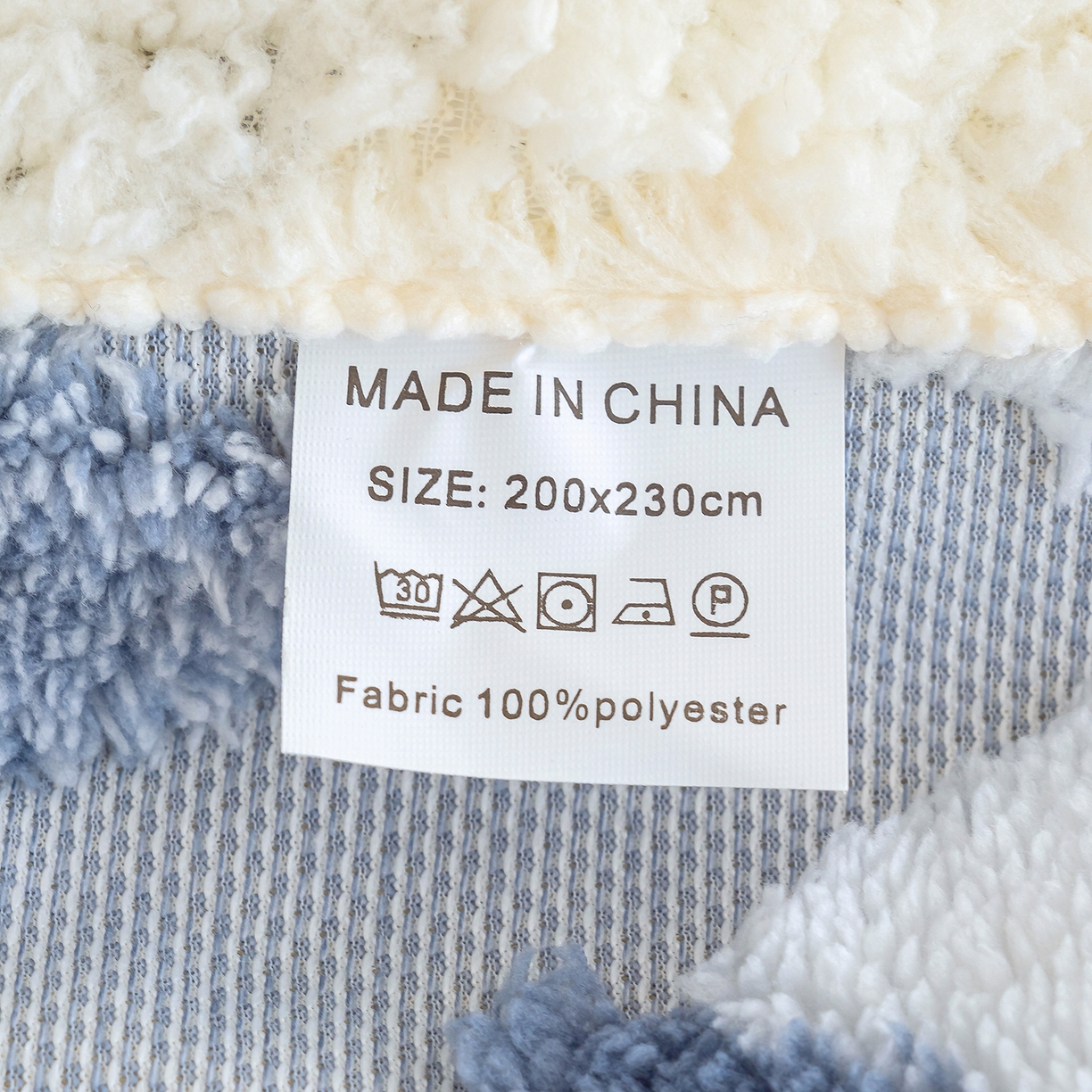 91家纺网 家纺一手货源 找家纺 枋梢家纺 2025新款万花筒阳离子提花镂空塔芙绒羊羔绒保暖午睡双层毛毯办公室盖毯 万花筒-浅蓝