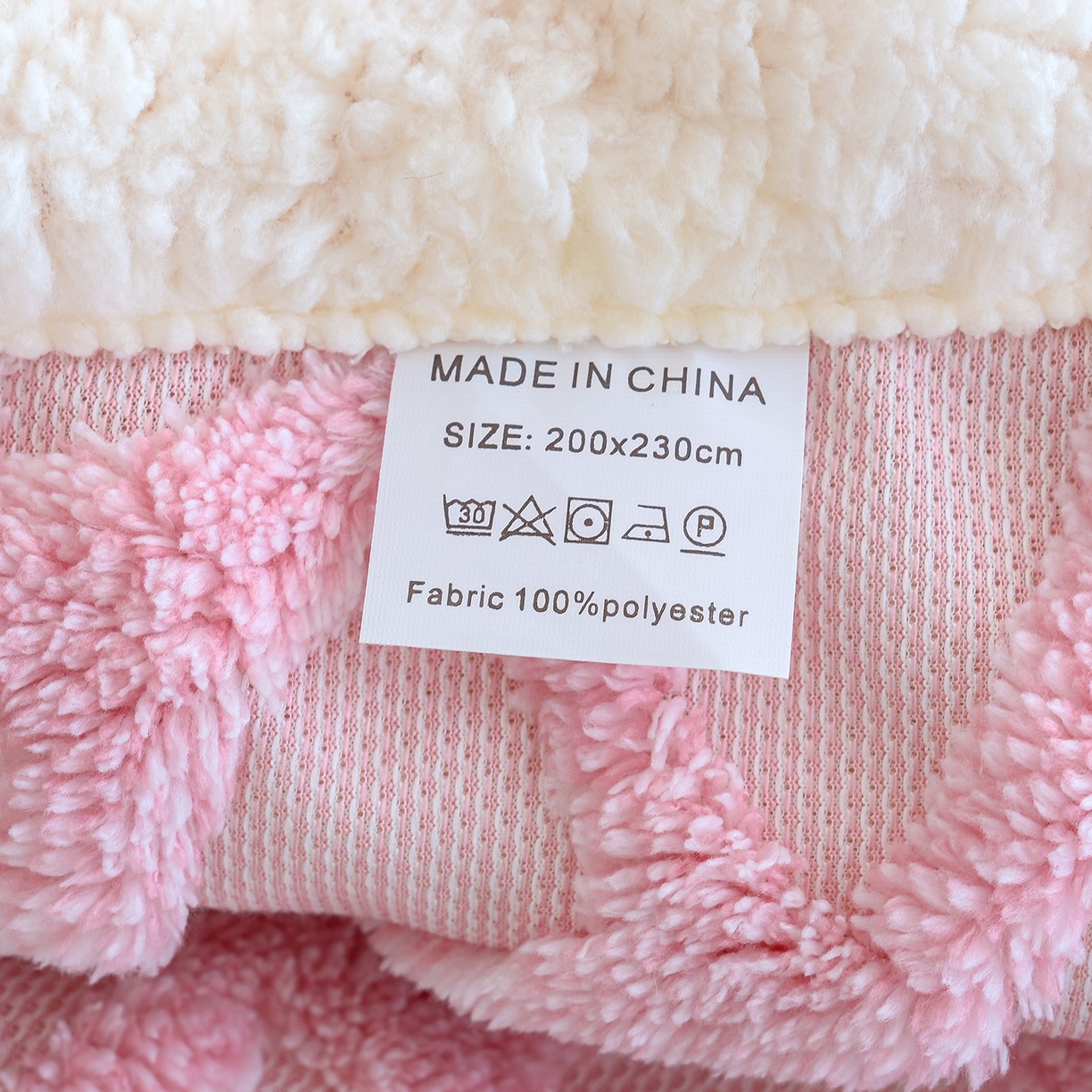 91家纺网 家纺一手货源 找家纺 枋梢家纺 2025新款万花筒阳离子提花镂空塔芙绒羊羔绒保暖午睡双层毛毯办公室盖毯 万花筒-柔粉