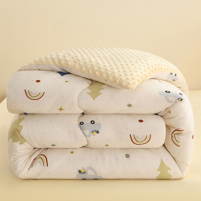 （总）圣楚家纺 2025新款针织豆豆冬被 被子被芯